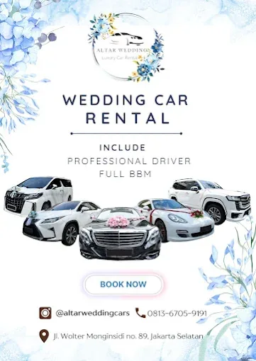 Altar Wedding Cars Jakarta