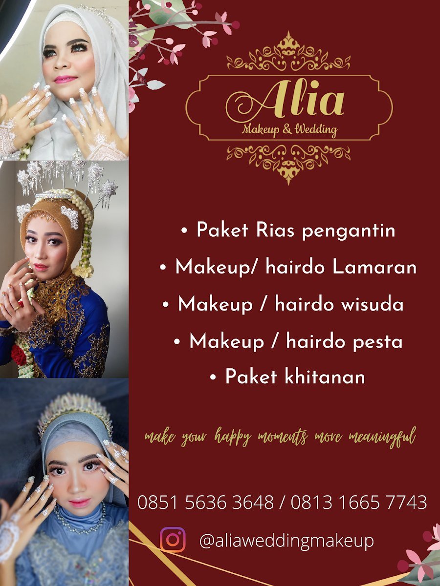 Logo Alia makeup & wedding