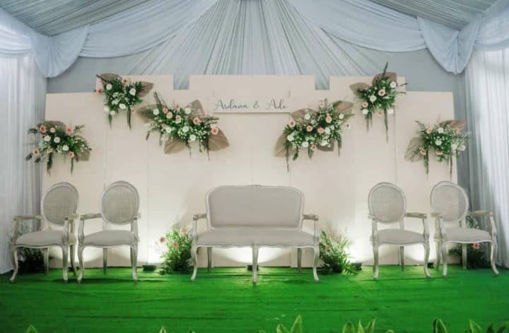 Logo Ayiwedding Rias pengantin (MUA) & (WO), Dekorasi wedding, tenda