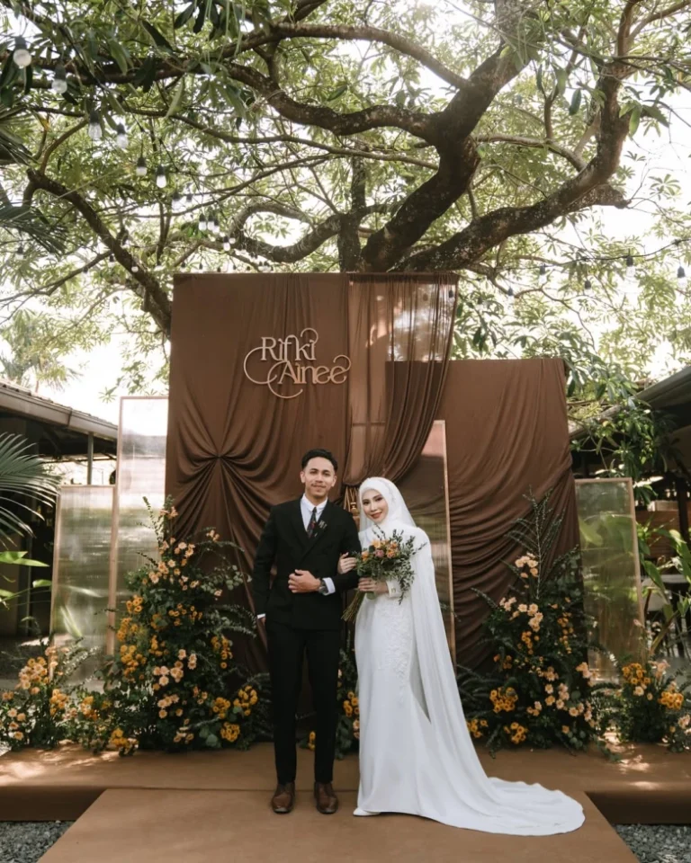 dekorasi pernikahan minimalis